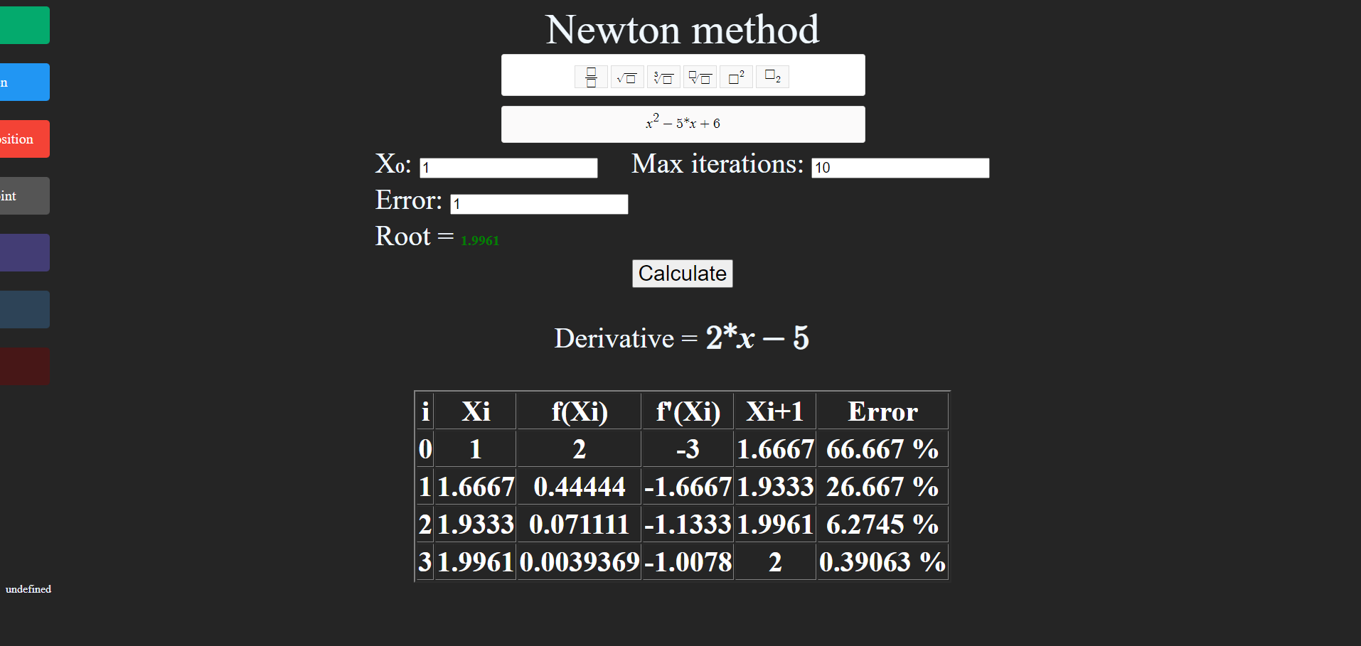 The photo of project 'Numerical Calculater' 